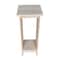 International Concepts Rectangle 30 in Mission Plant Stand, 12 W, 12 L, 30 in H, Wood, Unfinished 3070 - alternate 7
